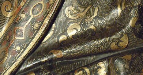 Comienza la fase de policromía de la nueva túnica tallada en la restauración de Nuestro Padre Jesús Nazareno